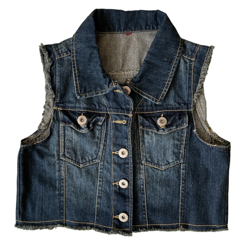Highway Jeans Women’s Cropped Denim Vest Size XS